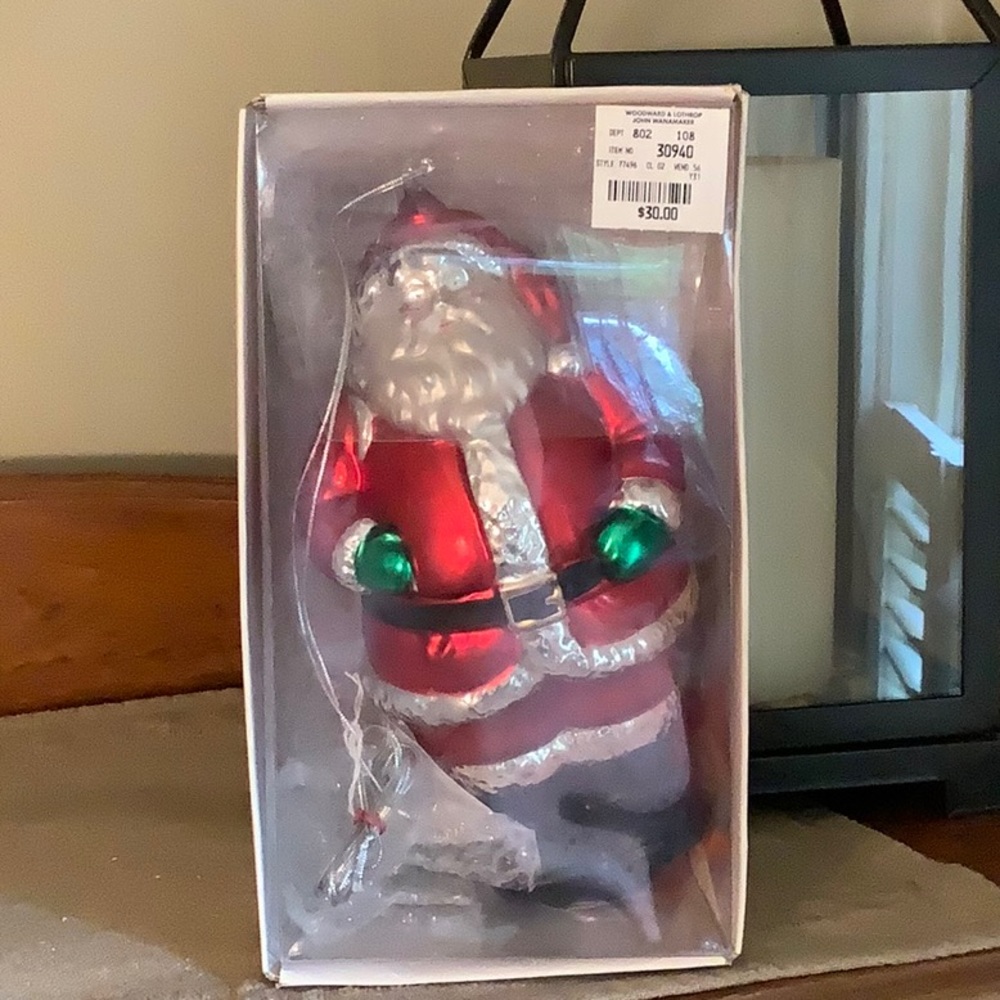 Mercury Glass Santa